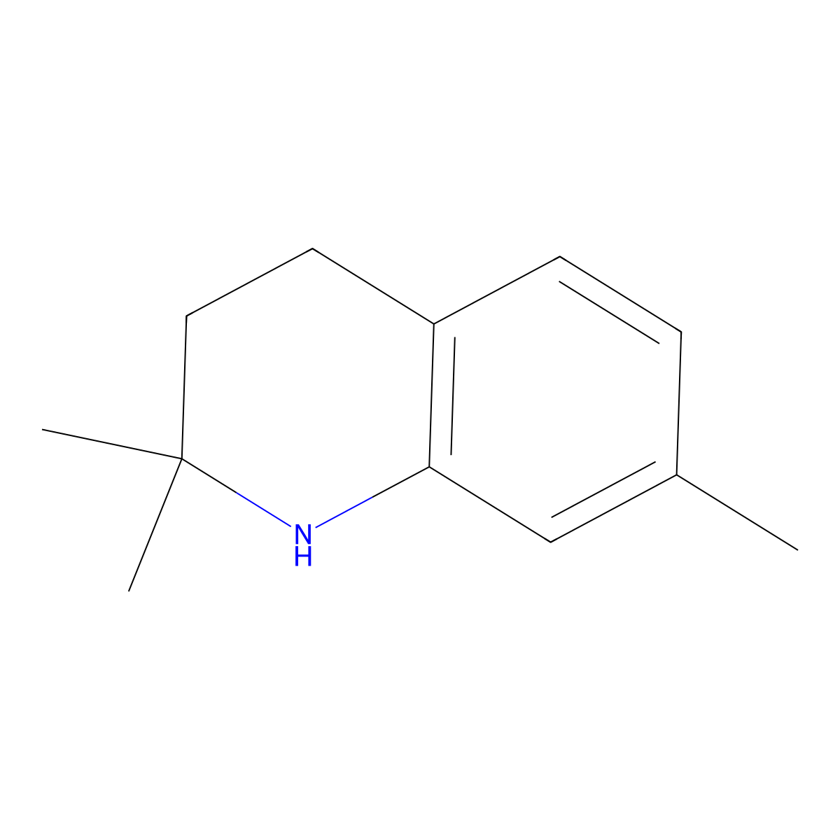 2,2,7-Trimethyl-1,2,3,4-tetrahydroquinoline molecular structure, CAS 1366018-52-1