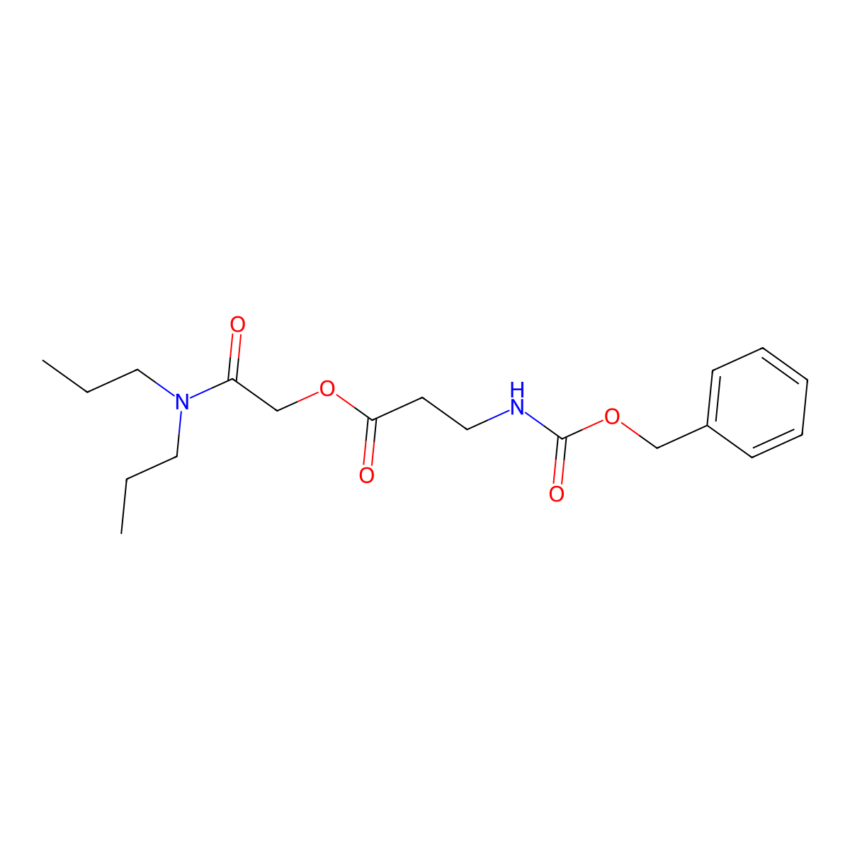 2-(Dipropylamino)-2-oxoethyl 3-(((benzyloxy)carbonyl)amino)propanoate molecular structure, CAS 1366067-80-2