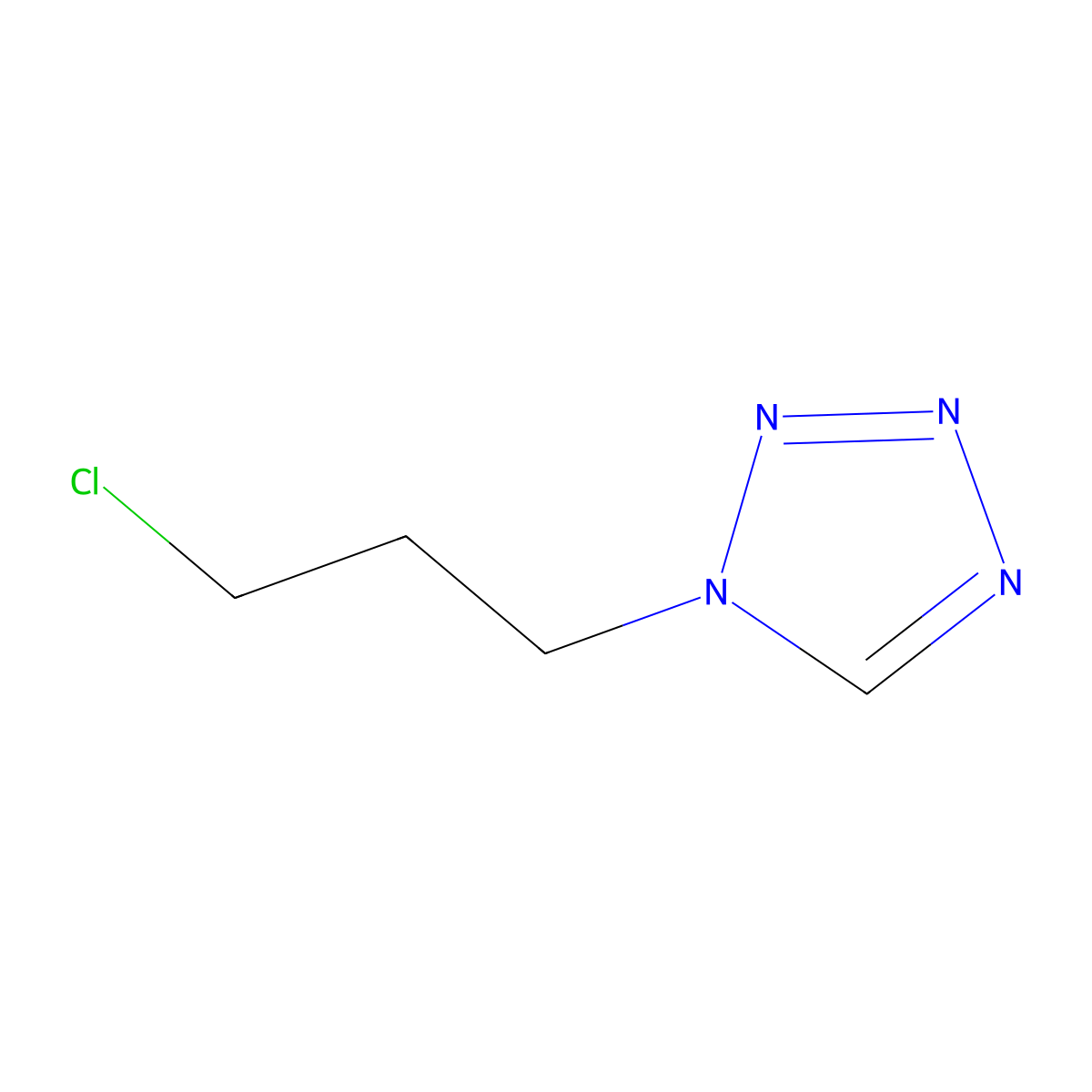 1-(3-Chloropropyl)-1H-tetrazole molecular structure, CAS 136609-56-8