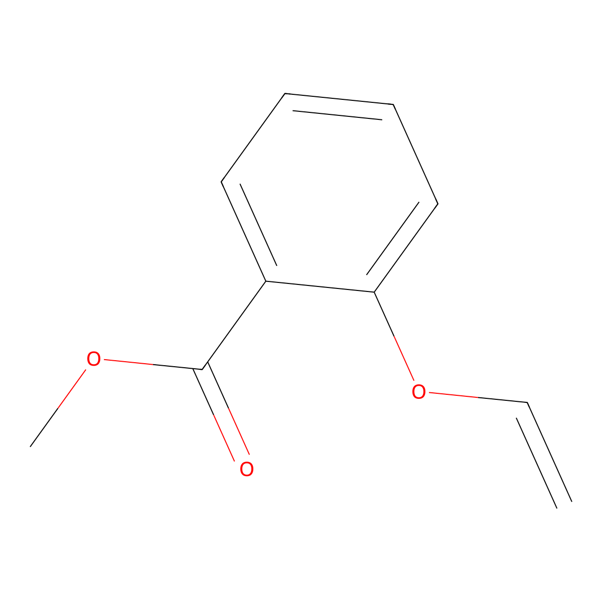 Methyl 2-(ethenyloxy)benzoate molecular structure, CAS 13661-90-0