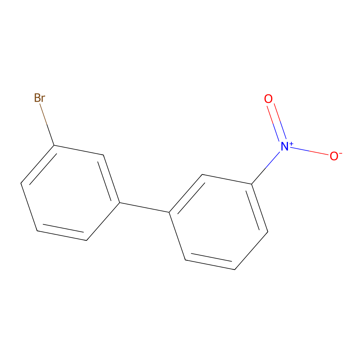 1-(3-Bromophenyl)-3-nitrobenzene molecular structure, CAS 136649-37-1