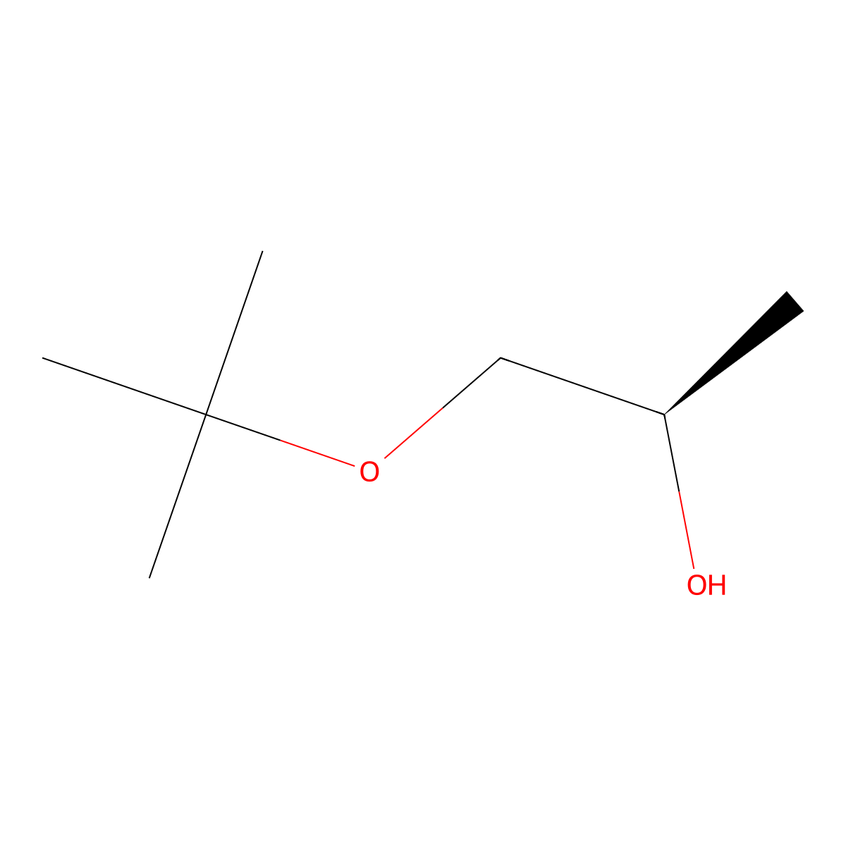 (R)-1-tert-Butoxy-2-propanol molecular structure, CAS 136656-73-0