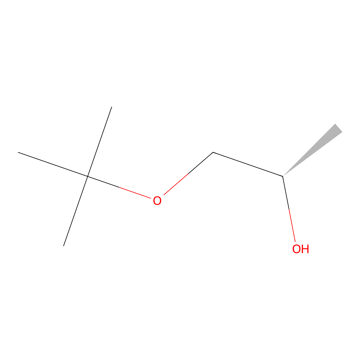 (S)-1-tert-Butoxy-2-propanol molecular structure, CAS 136656-76-3