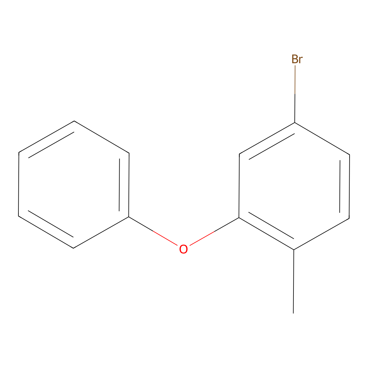 4-Bromo-1-methyl-2-phenoxybenzene molecular structure, CAS 1366773-15-0