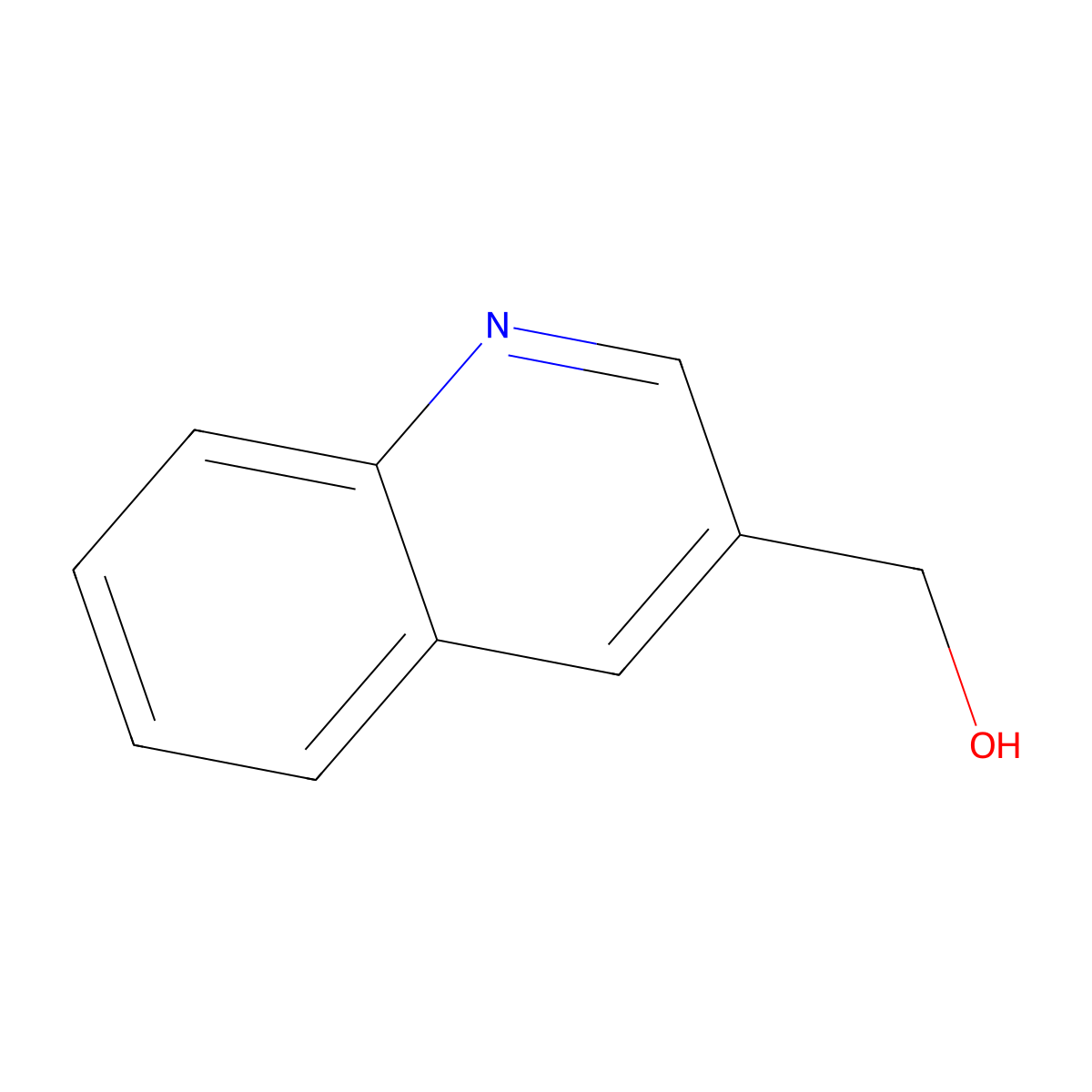(Quinolin-3-yl)methanol molecular structure, CAS 13669-51-7