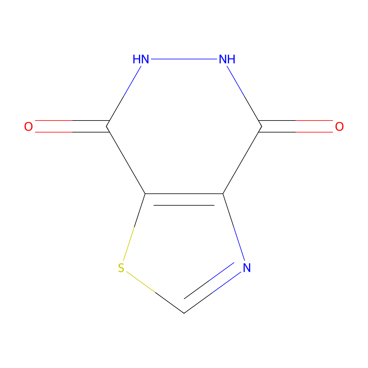 4H,5H,6H,7H-[1,3]thiazolo[4,5-d]pyridazine-4,7-dione molecular structure, CAS 13669-86-8