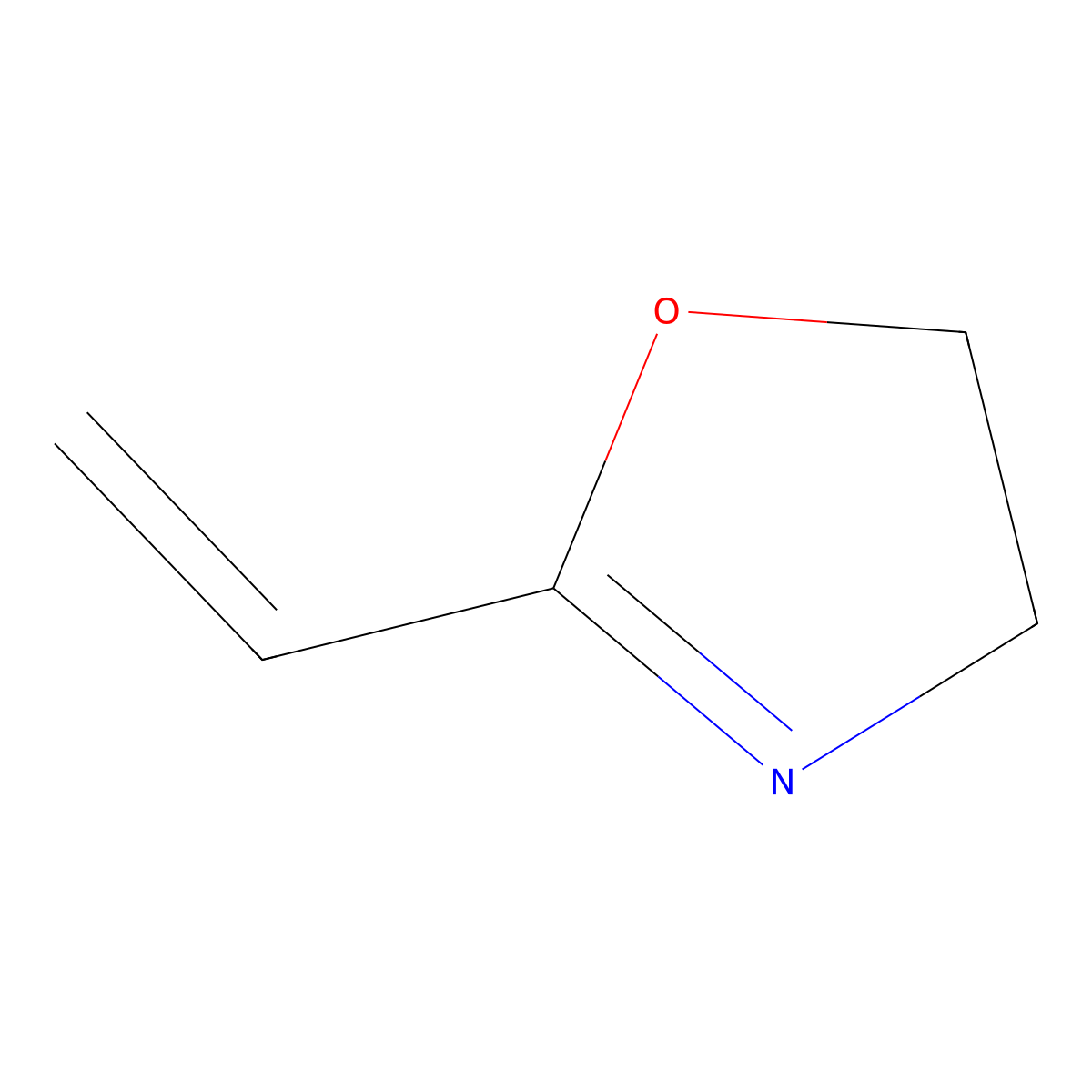 4,5-Dihydrooxazole, 2-vinyl- molecular structure, CAS 13670-33-2