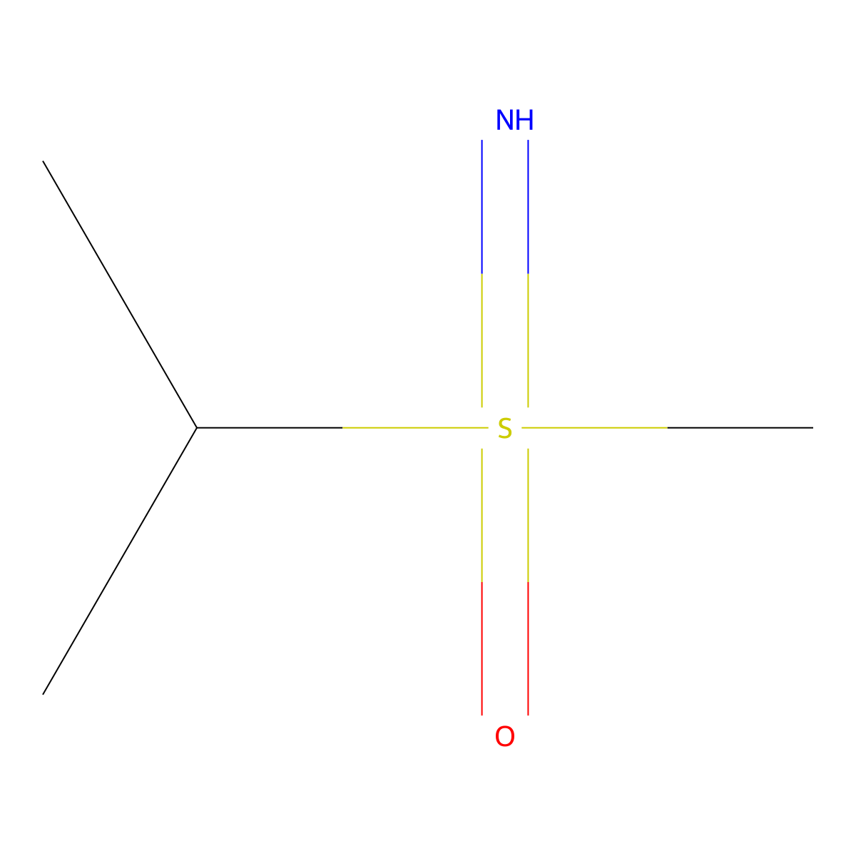 Imino(isopropyl)(methyl)-l6-sulfanone molecular structure, CAS 1367371-35-4