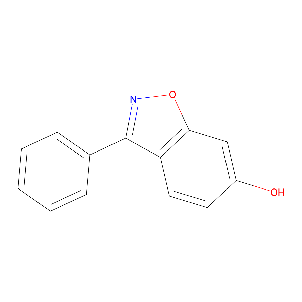 3-Phenylbenzo[d]isoxazol-6-ol molecular structure, CAS 136741-67-8