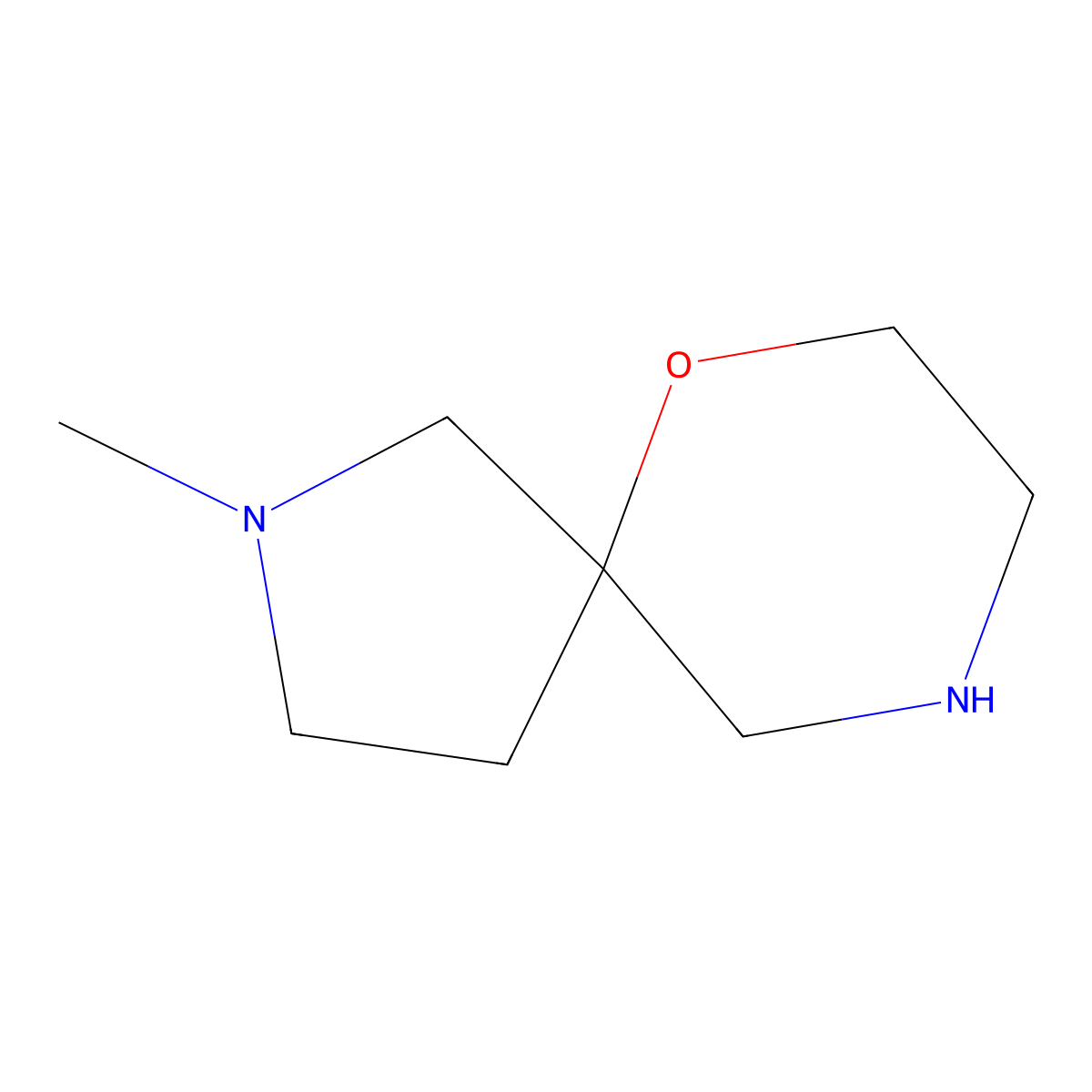 2-Methyl-6-oxa-2,9-diazaspiro[4.5]decane molecular structure, CAS 1367422-03-4