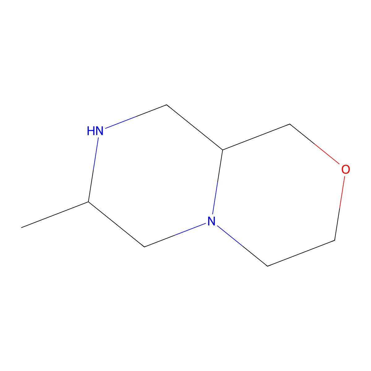 (7S)-7-methyl-1,3,4,6,7,8,9,9a-octahydropyrazino[2,1-c][1,4]oxazine molecular structure, CAS 1367628-01-0