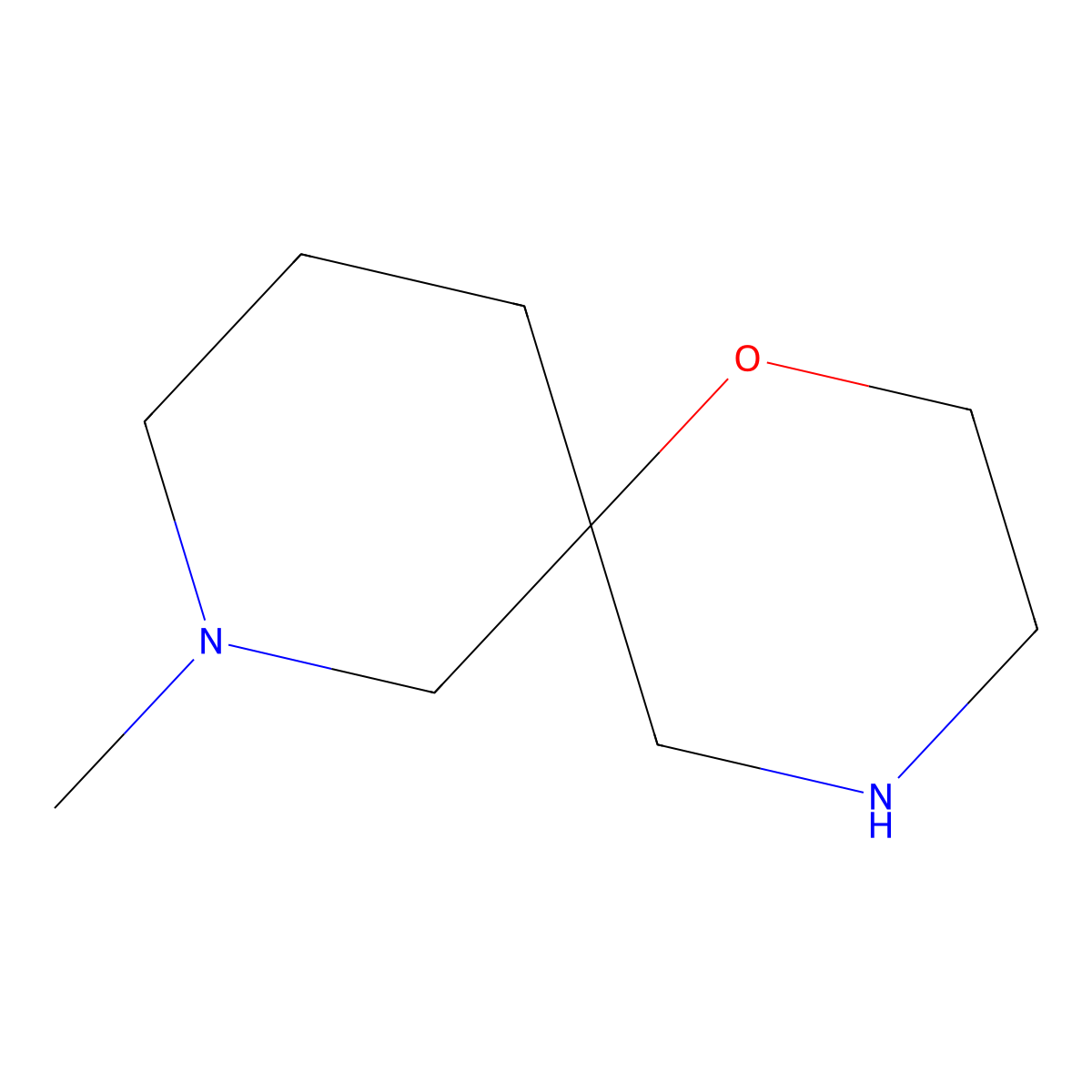 8-Methyl-1-oxa-4,8-diazaspiro[5.5]undecane molecular structure, CAS 1367698-29-0