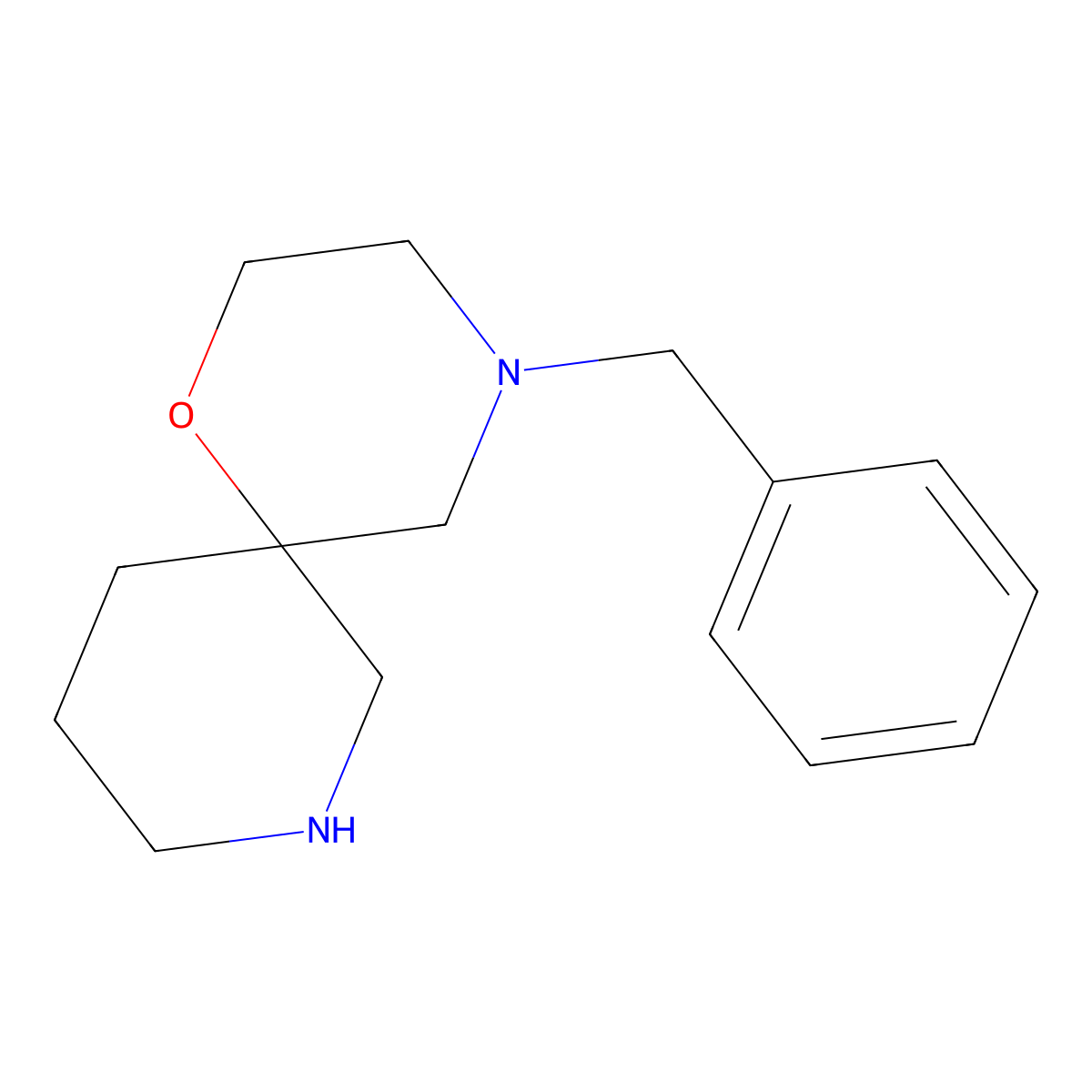 4-Benzyl-1-oxa-4,8-diazaspiro[5.5]undecane molecular structure, CAS 1367727-20-5