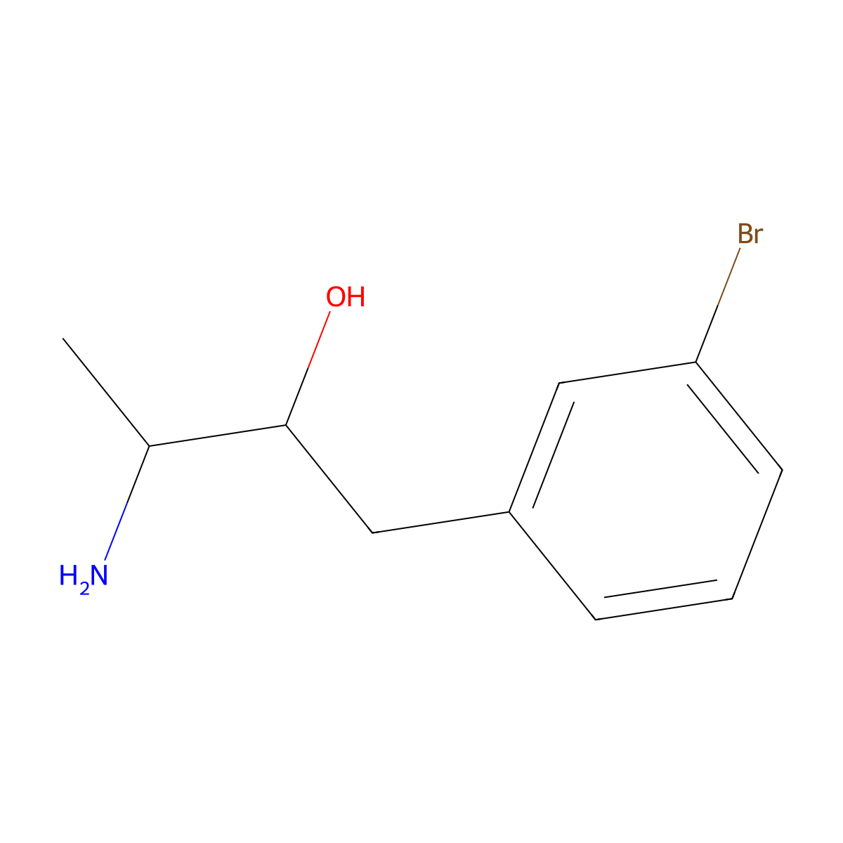 3-Amino-1-(3-bromophenyl)butan-2-ol molecular structure, CAS 1367770-23-7
