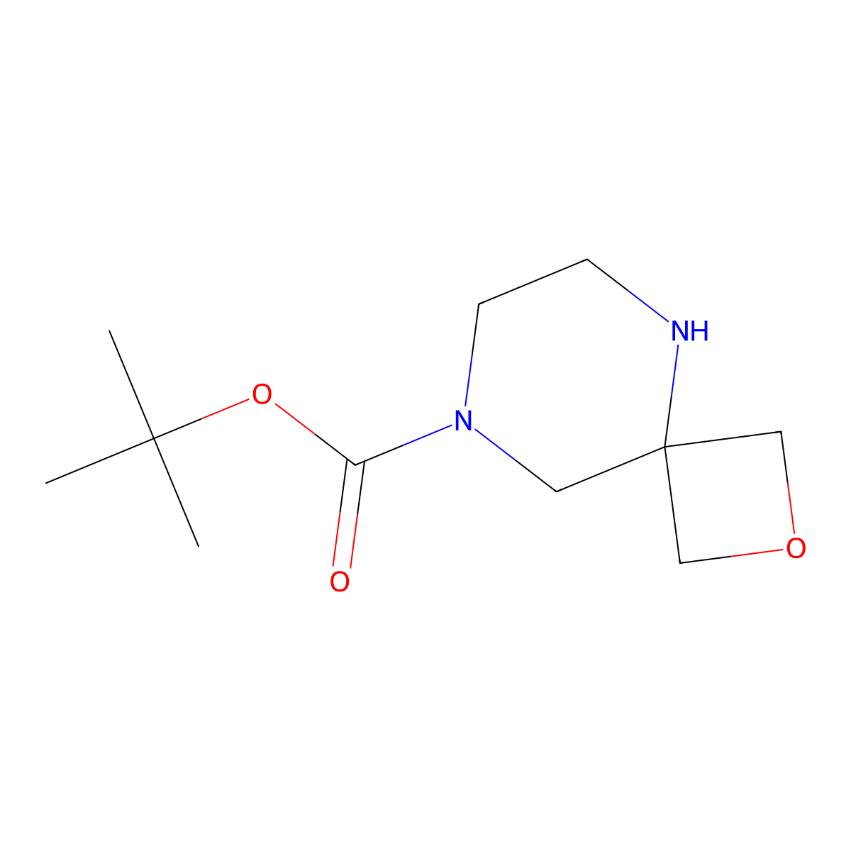 8-Boc-2-oxa-5,8-diazaspiro[3.5]nonane molecular structure, CAS 1367777-12-5