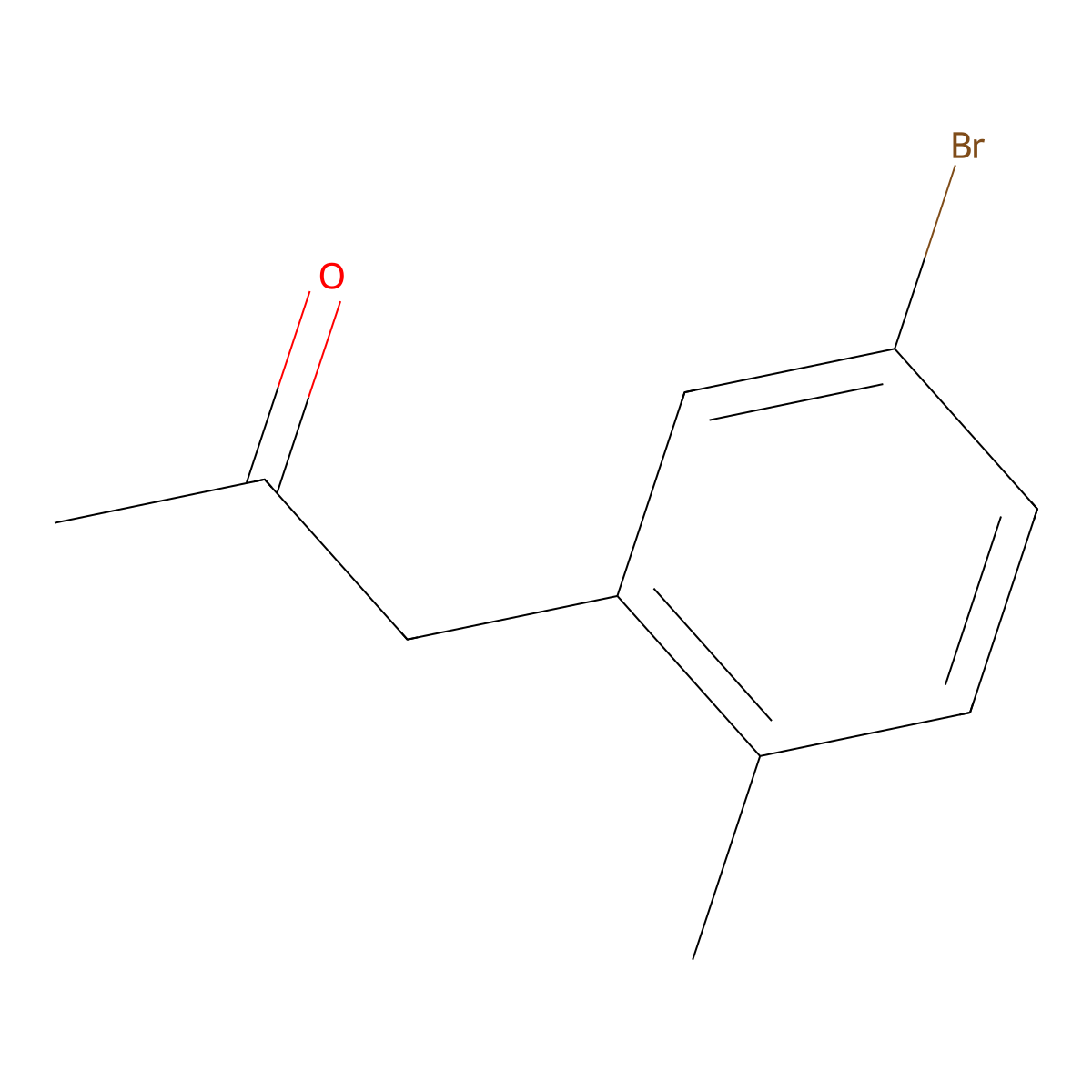 1-(5-Bromo-2-methylphenyl)propan-2-one molecular structure, CAS 1367777-71-6