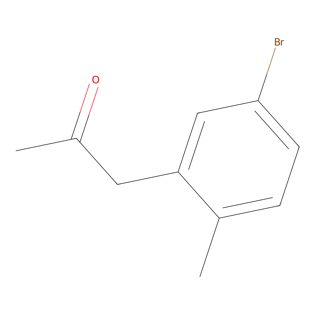 1-(5-Bromo-2-methylphenyl)propan-2-one molecular structure, CAS 1367777-71-6