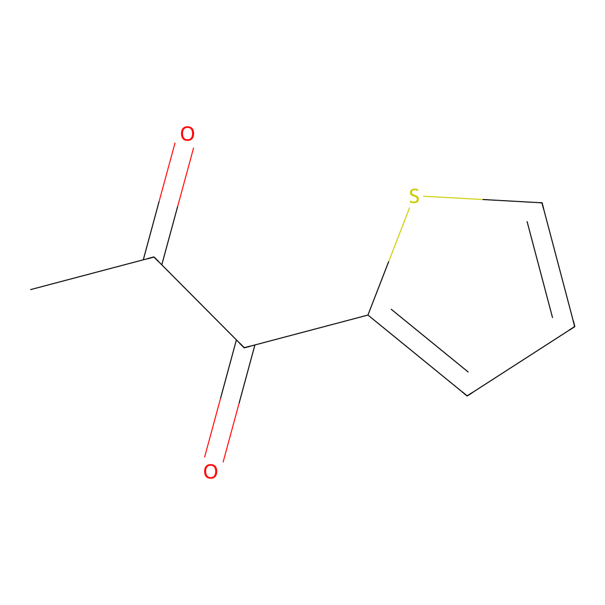 1-(2-Thienyl)-1,2-propanedione molecular structure, CAS 13678-69-8
