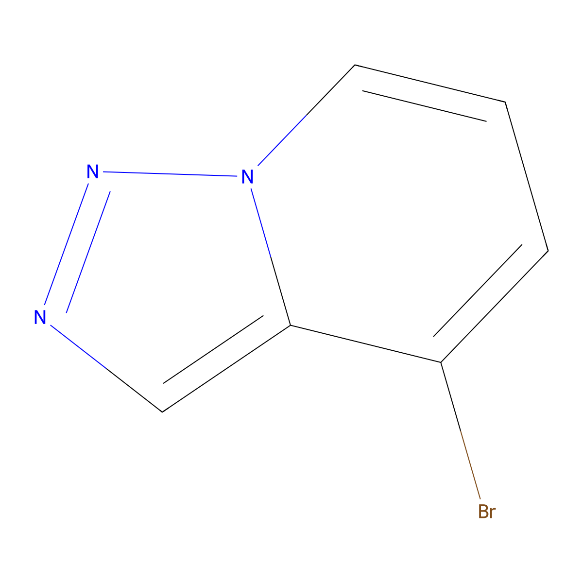 4-Bromo-[1,2,3]triazolo[1,5-a]pyridine molecular structure, CAS 1367827-91-5