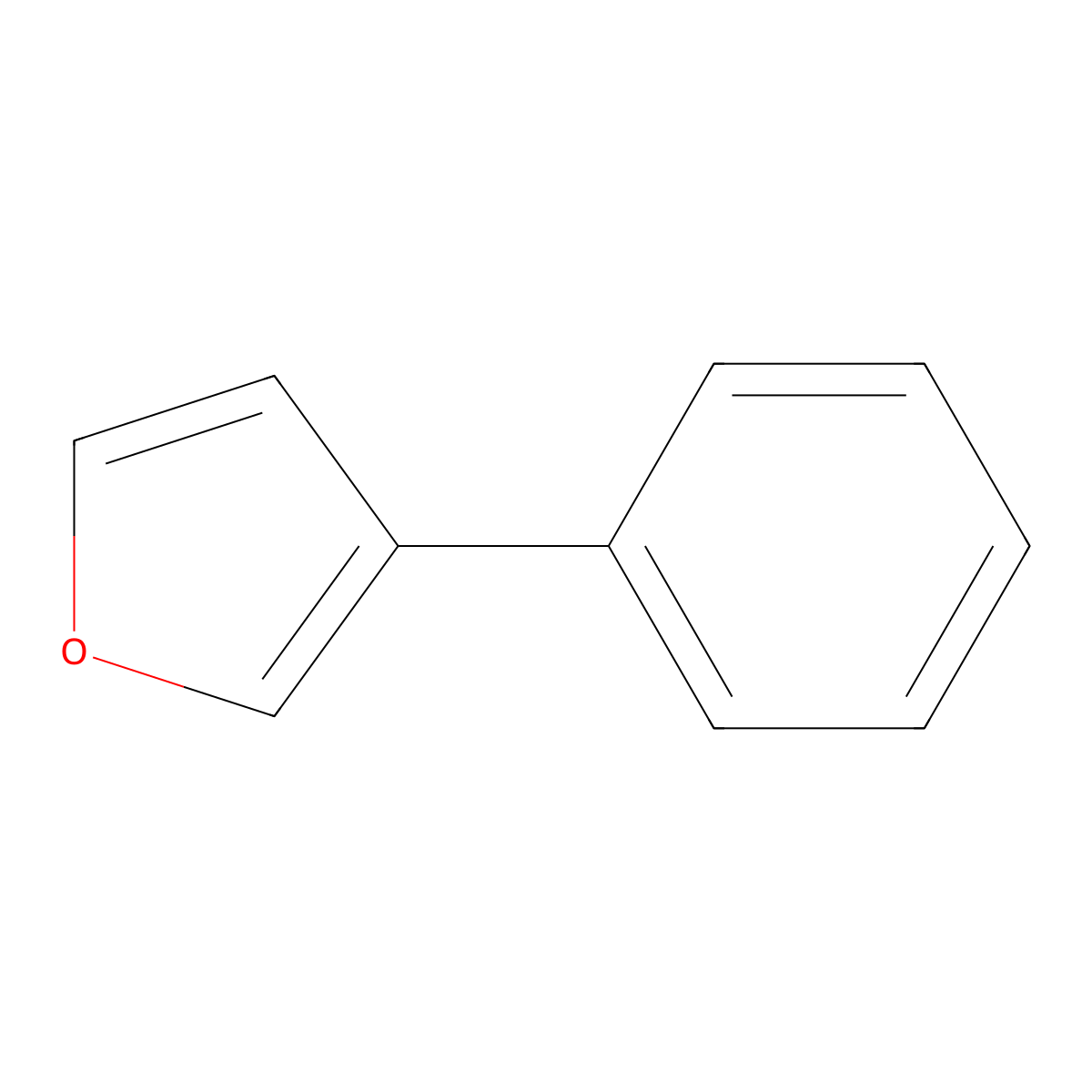 3-Phenylfuran molecular structure, CAS 13679-41-9