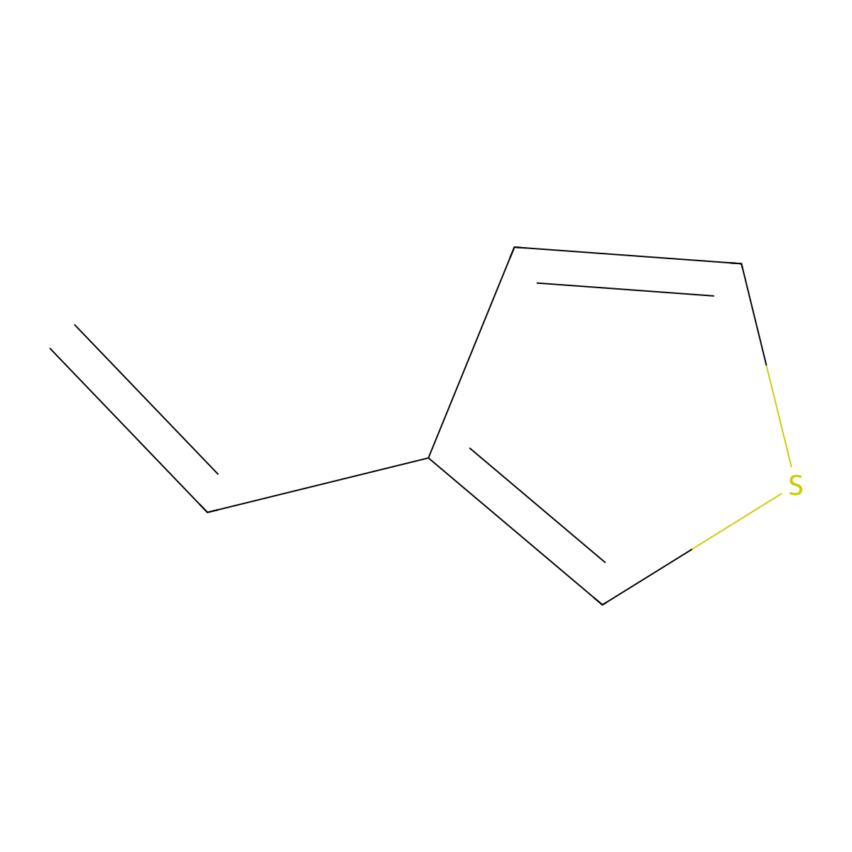 3-Ethenylthiophene molecular structure, CAS 13679-64-6