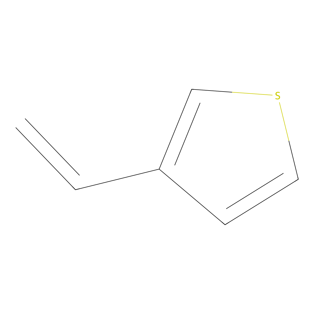 3-Ethenylthiophene molecular structure, CAS 13679-64-6