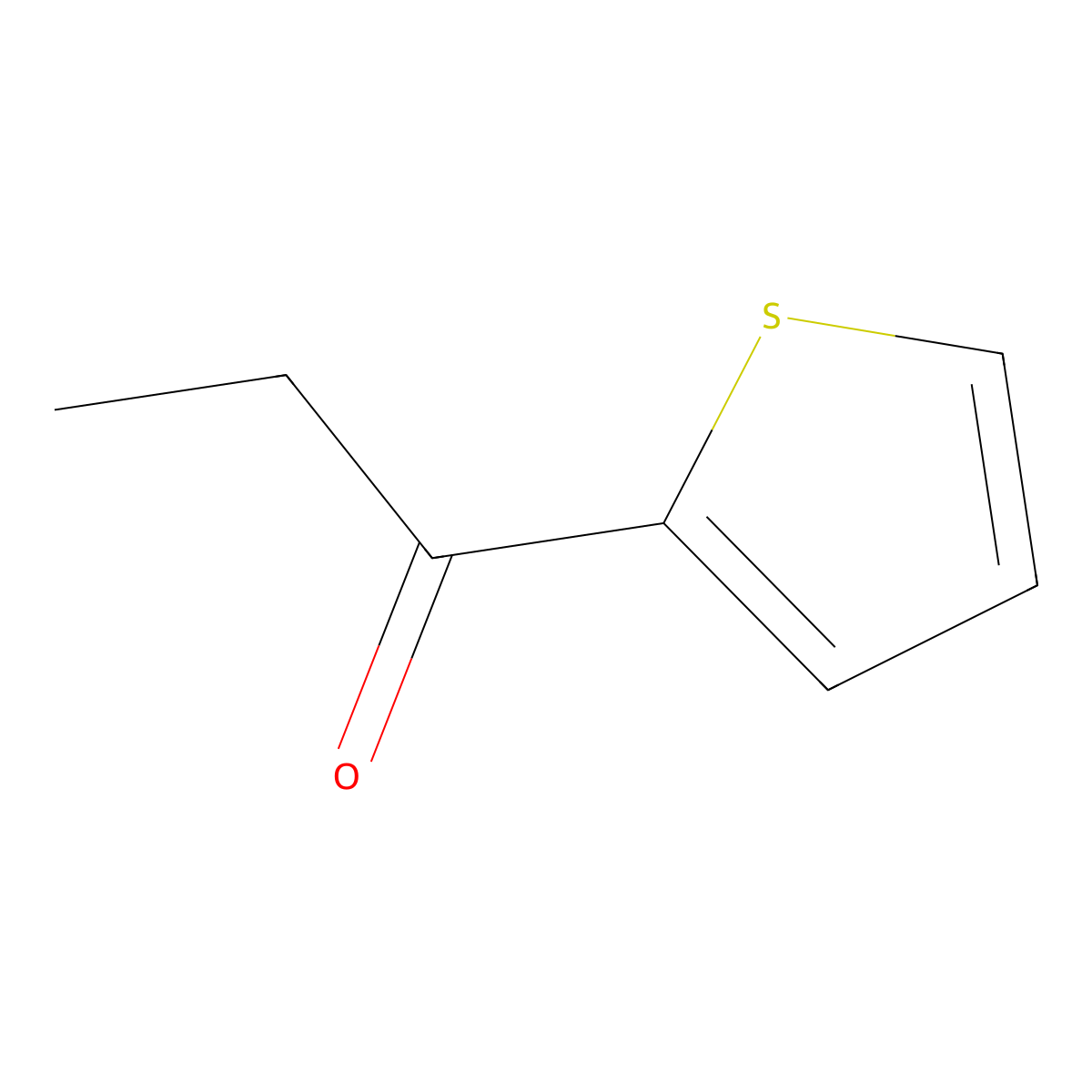 2-Propionylthiophene molecular structure, CAS 13679-75-9