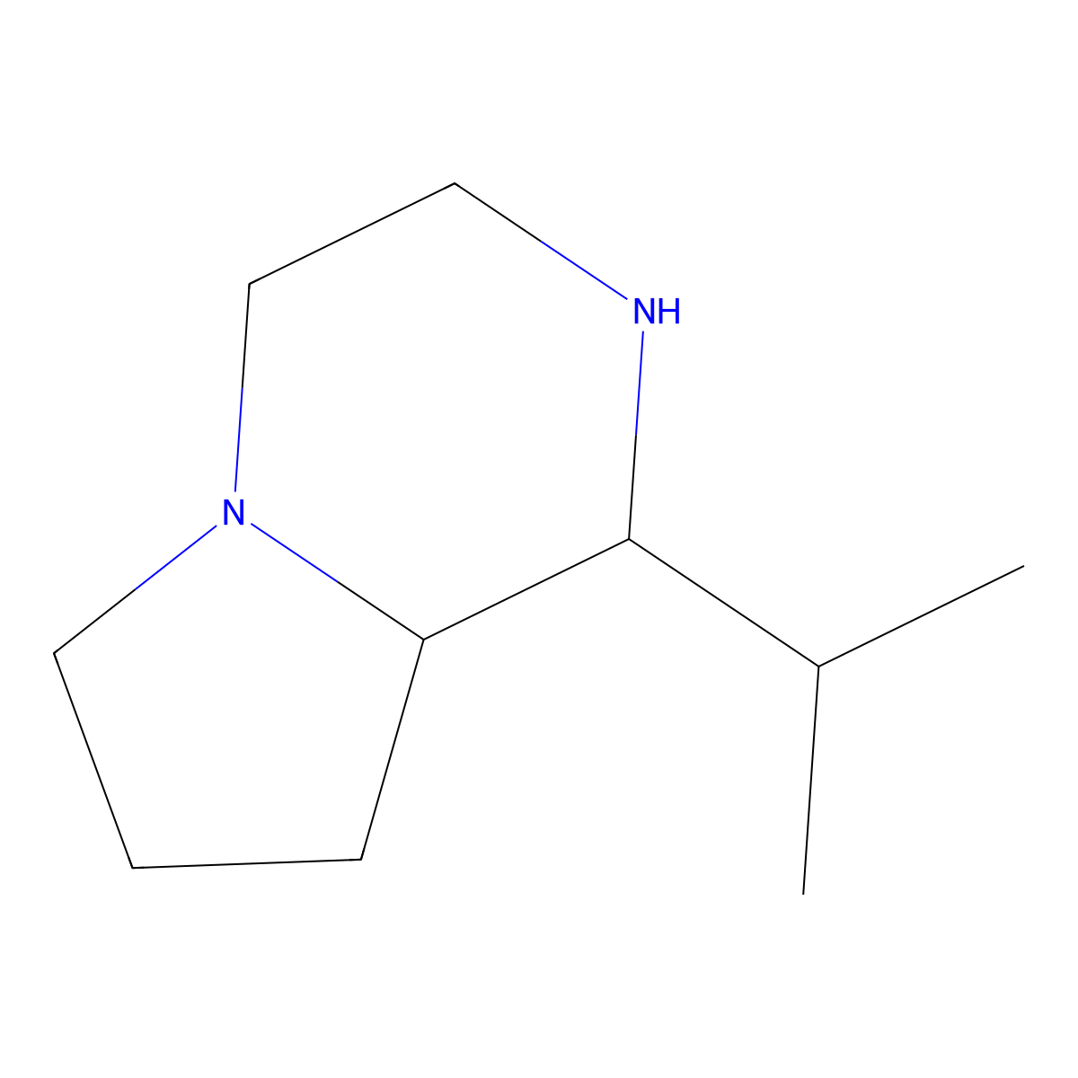 1-Isopropyloctahydropyrrolo[1,2-a]pyrazine molecular structure, CAS 1367911-14-5