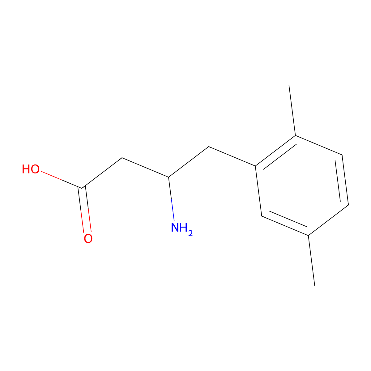 3-Amino-4-(2,5-dimethylphenyl)butyric Acid molecular structure, CAS 1367921-27-4