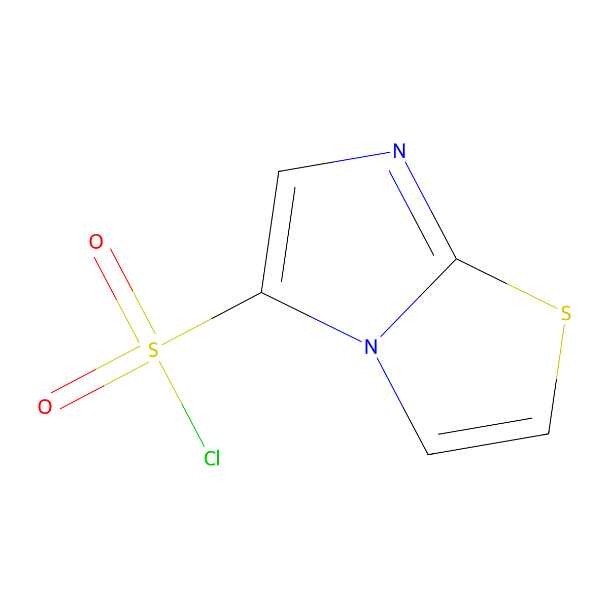 Imidazo[2,1-b][1,3]thiazole-5-sulfonyl chloride molecular structure, CAS 1367929-96-1