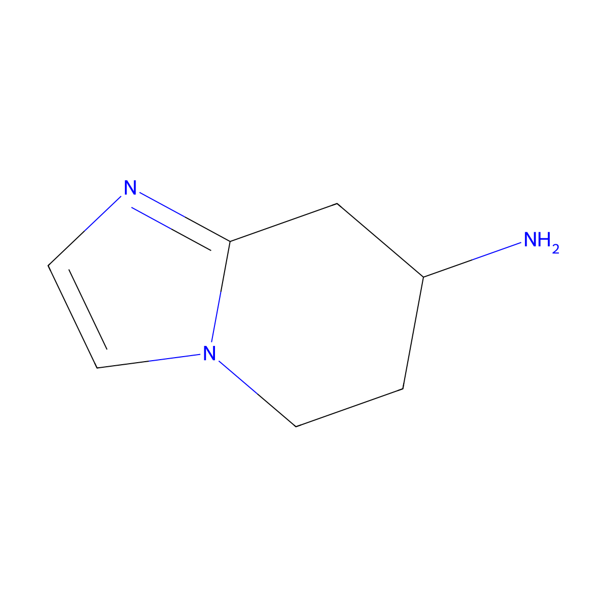 5H,6H,7H,8H-imidazo[1,2-a]pyridin-7-amine molecular structure, CAS 1367938-31-5