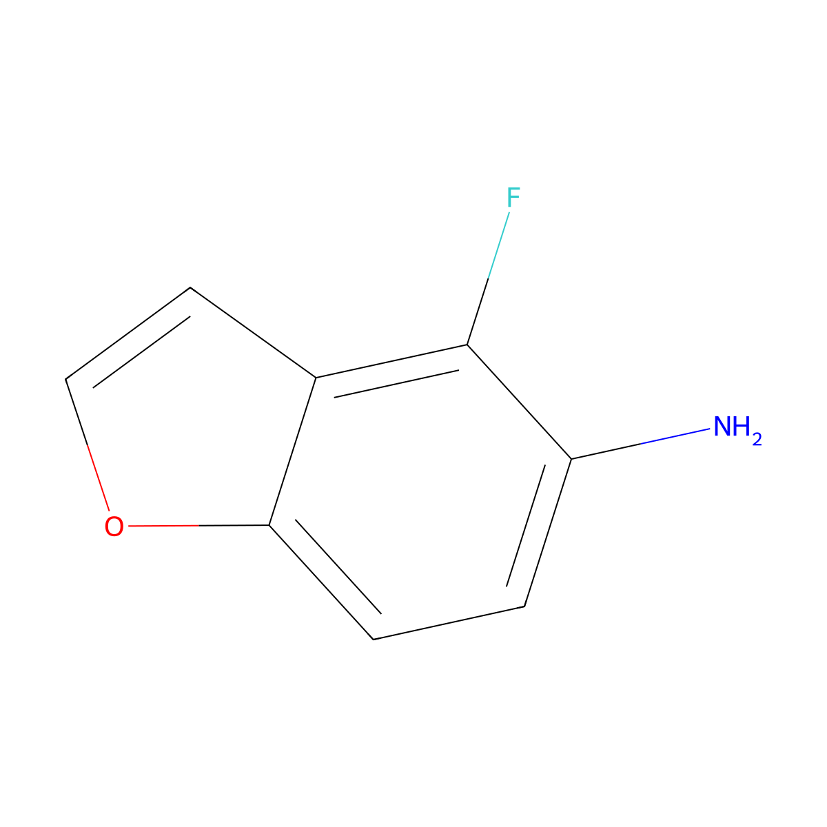 4-Fluorobenzofuran-5-amine molecular structure, CAS 1367943-74-5