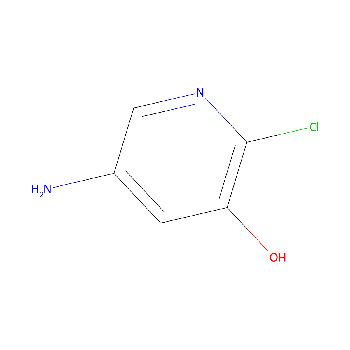 5-Amino-2-chloropyridin-3-OL molecular structure, CAS 1367944-42-0