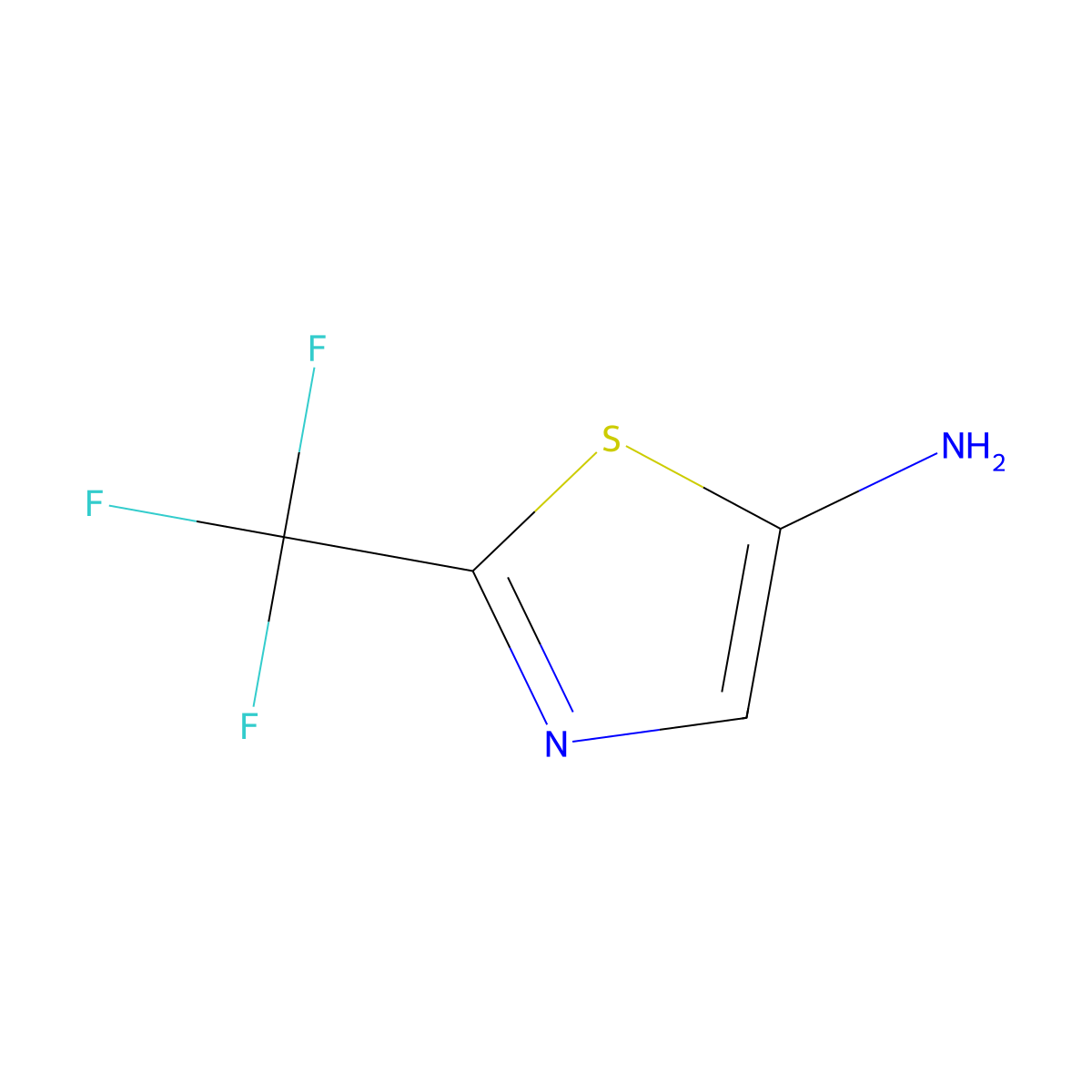 2-(Trifluoromethyl)thiazol-5-amine molecular structure, CAS 1367944-72-6