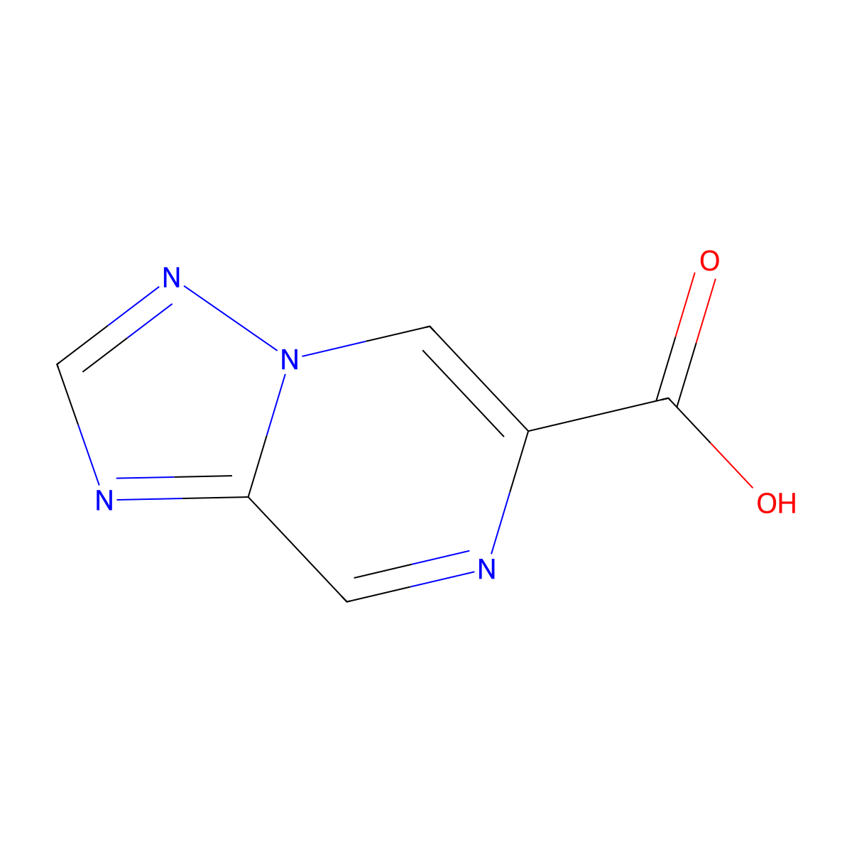 [1,2,4]Triazolo[1,5-A]pyrazine-6-carboxylic acid molecular structure, CAS 1367948-86-4