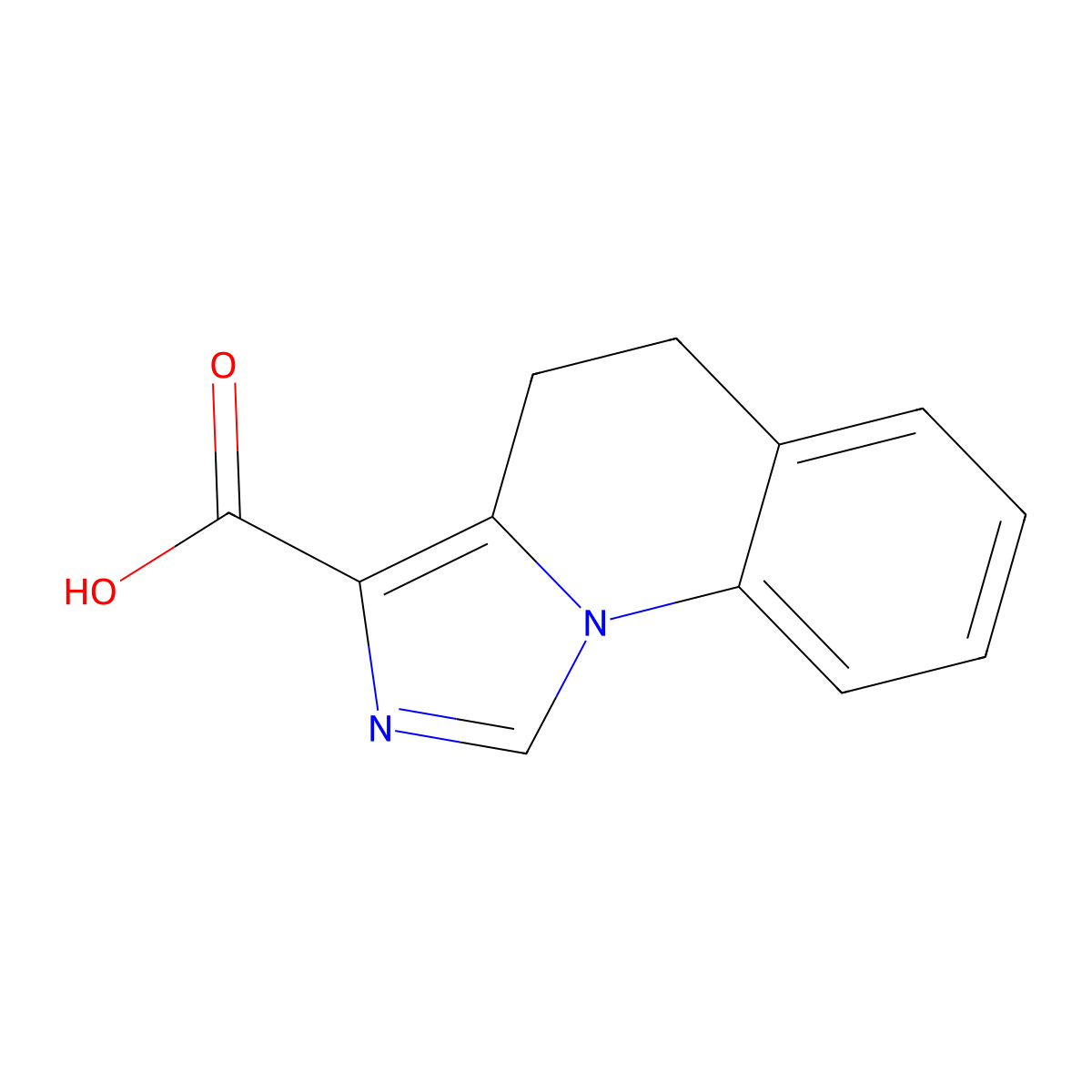 4H,5H-imidazo[1,5-a]quinoline-3-carboxylic acid molecular structure, CAS 1367949-32-3