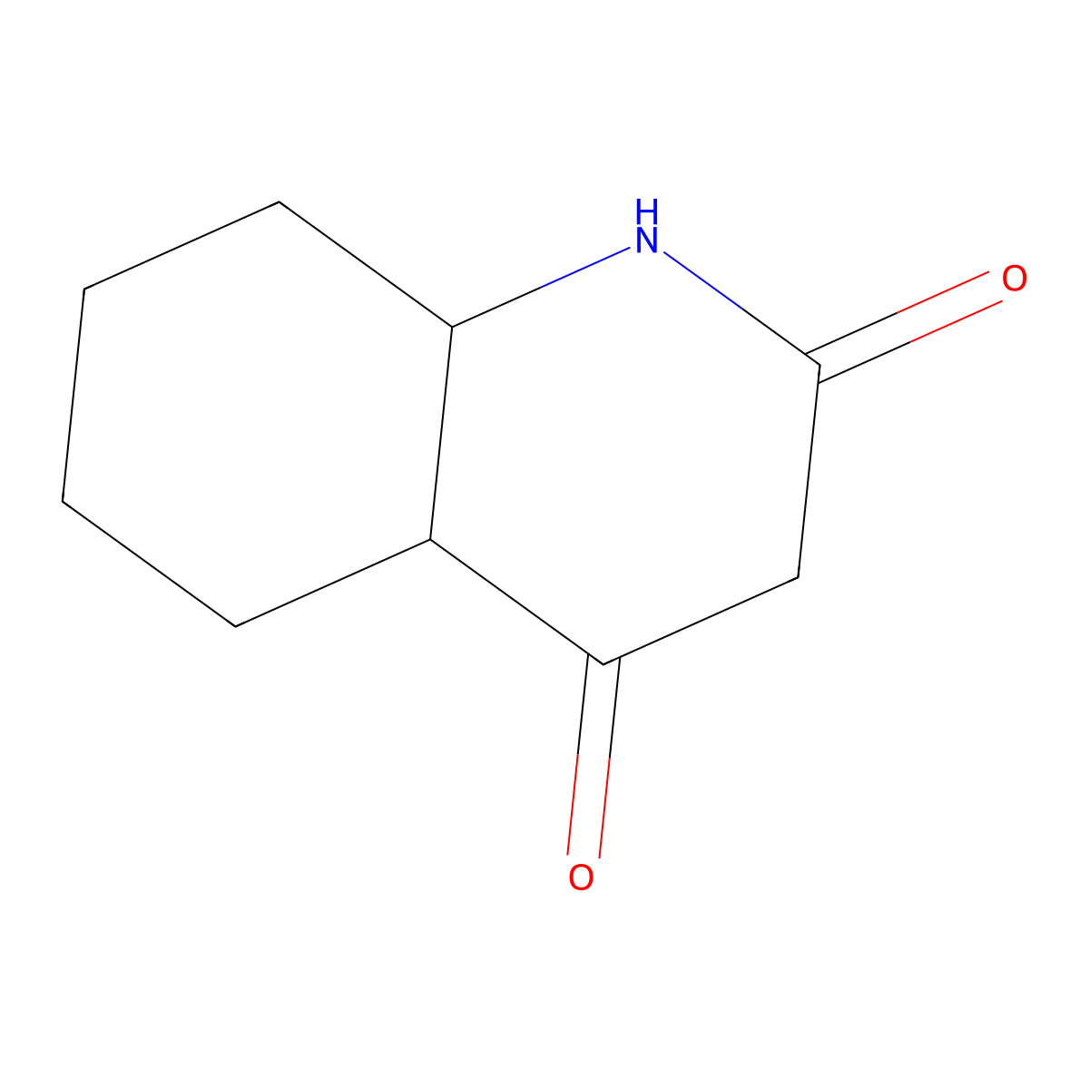 Hexahydroquinoline-2,4(1H,3H)-dione molecular structure, CAS 1367985-08-7
