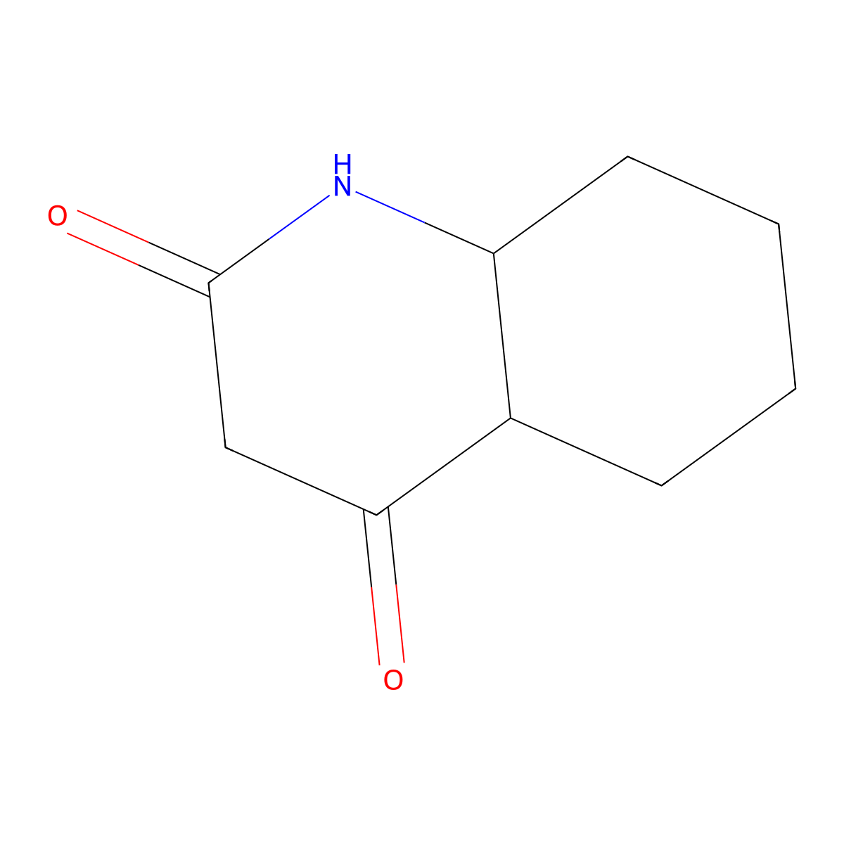 Hexahydroquinoline-2,4(1H,3H)-dione molecular structure, CAS 1367985-08-7