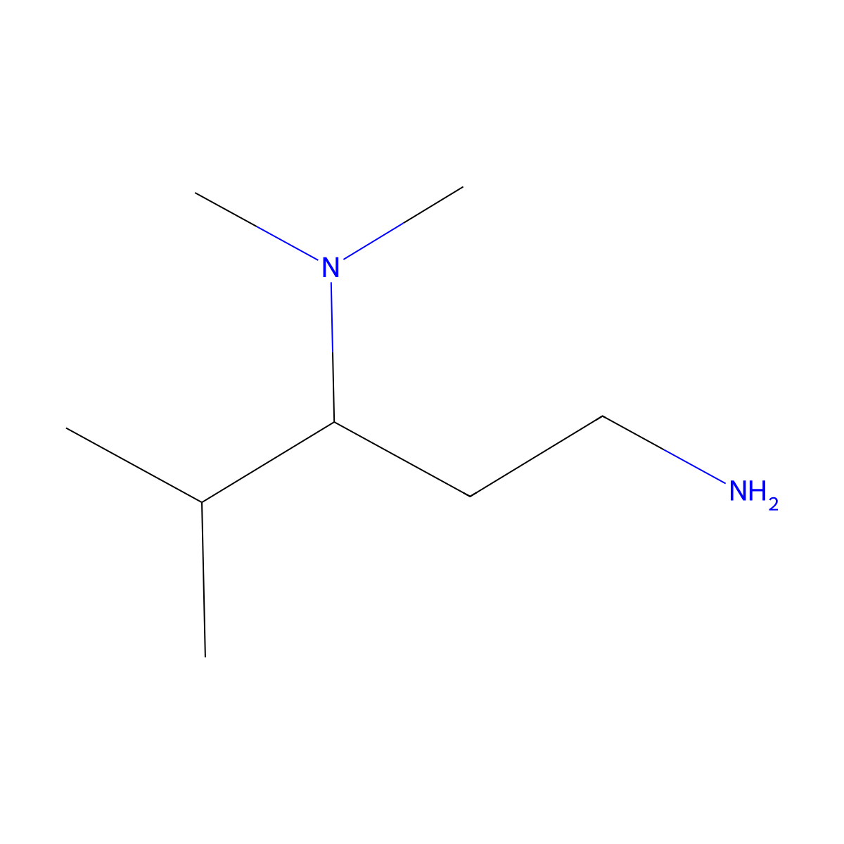 N3,N3,4-trimethylpentane-1,3-diamine molecular structure, CAS 1367989-83-0