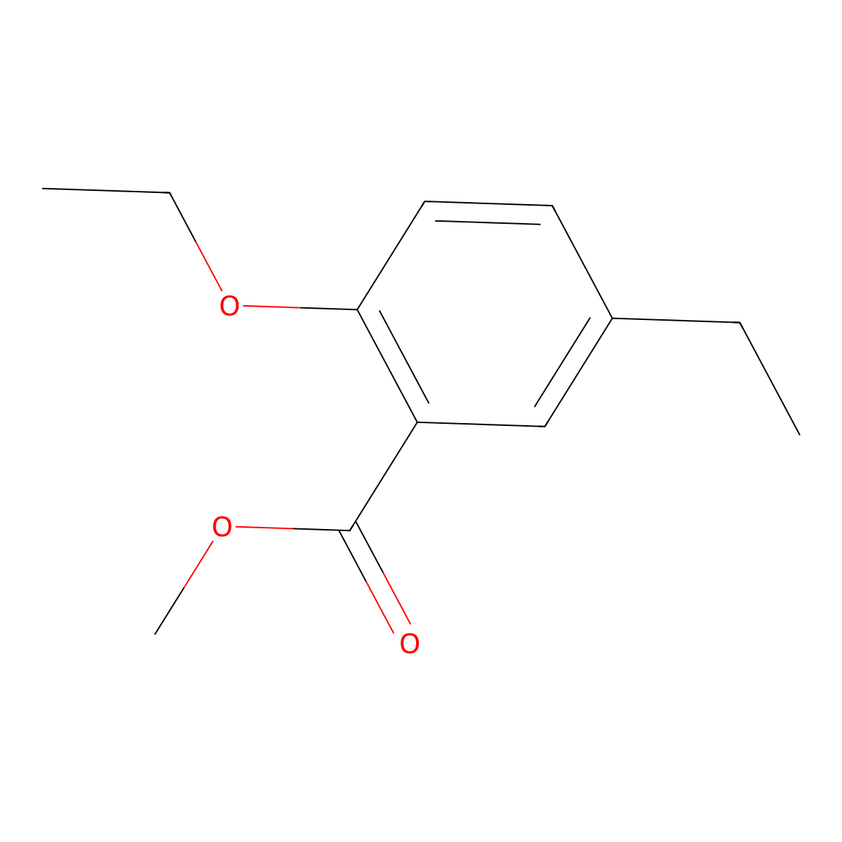 Methyl 2-ethoxy-5-ethylbenzoate molecular structure, CAS 1367990-75-7