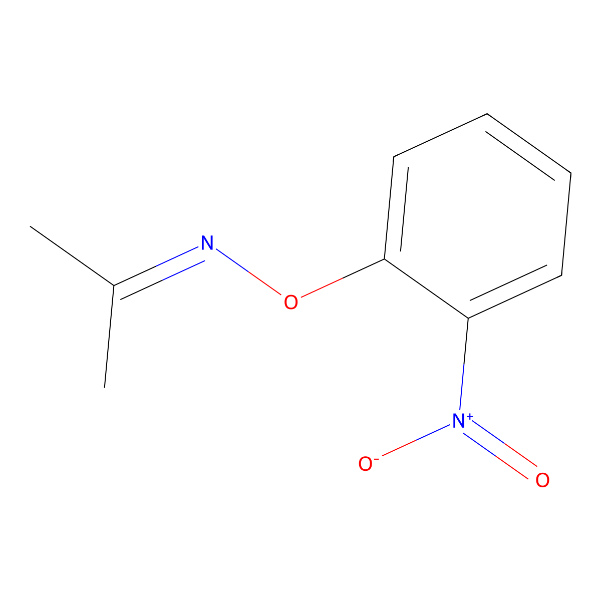 N-(2-nitrophenoxy)propan-2-imine molecular structure, CAS 13680-05-2