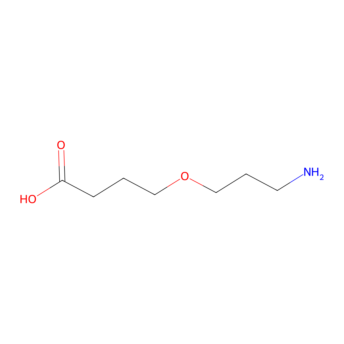 4-(3-Aminopropoxy)butanoic acid molecular structure, CAS 1368012-69-4