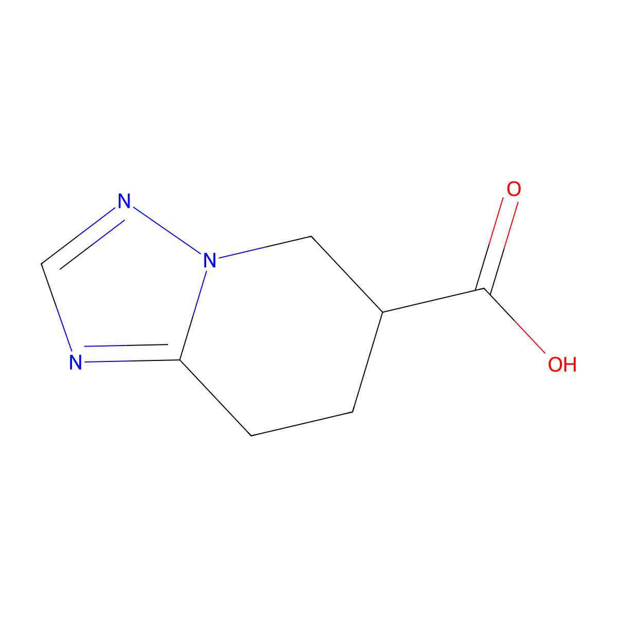 5H,6H,7H,8H-[1,2,4]Triazolo[1,5-a]pyridine-6-carboxylic acid molecular structure, CAS 1368014-99-6