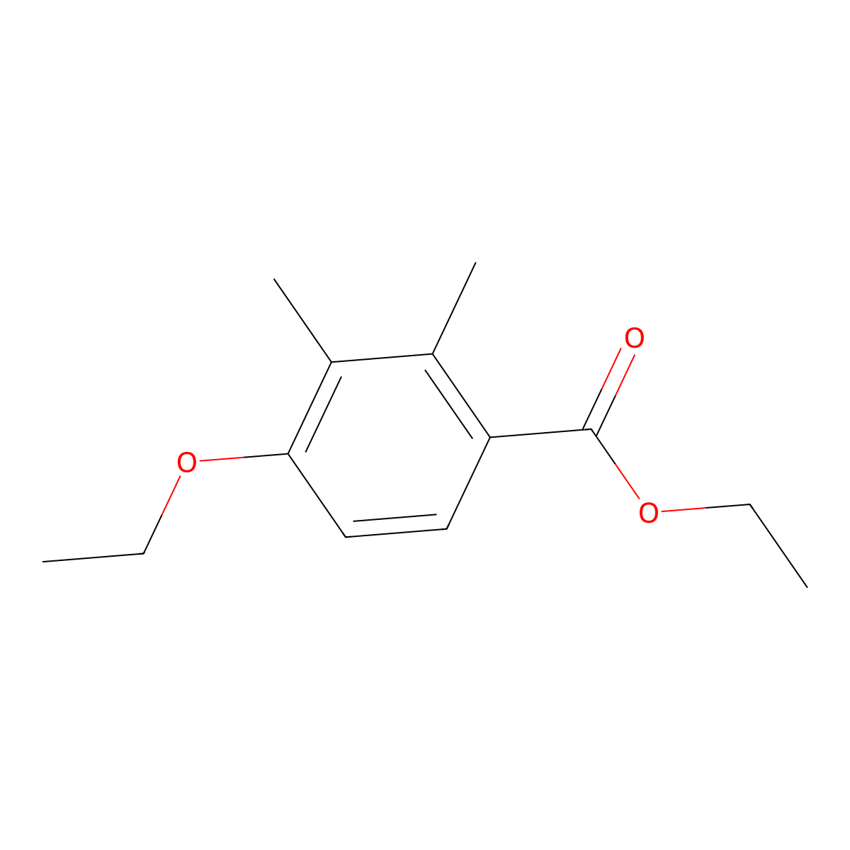 Ethyl 4-ethoxy-2,3-dimethylbenzoate molecular structure, CAS 1368039-76-2
