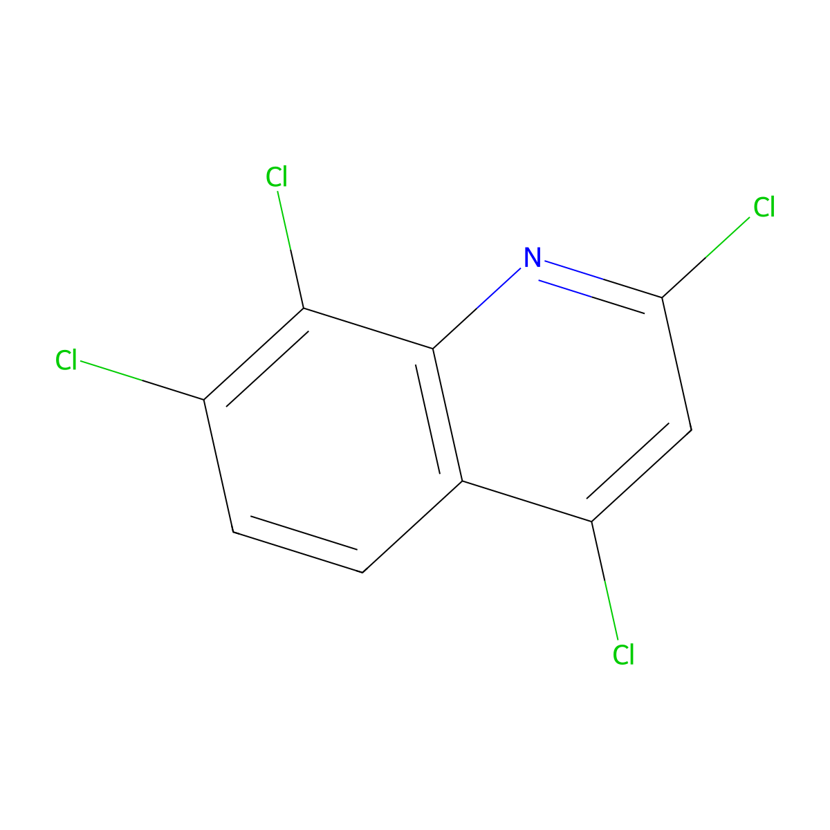 2,4,7,8-Tetrachloroquinoline molecular structure, CAS 1368048-73-0