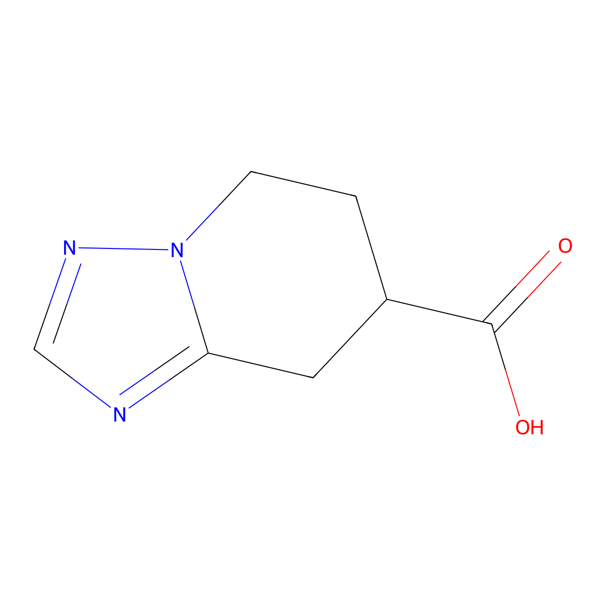 5,6,7,8-Tetrahydro[1,2,4]triazolo[1,5-A]pyridine-7-carboxylic acid molecular structure, CAS 1368057-91-3