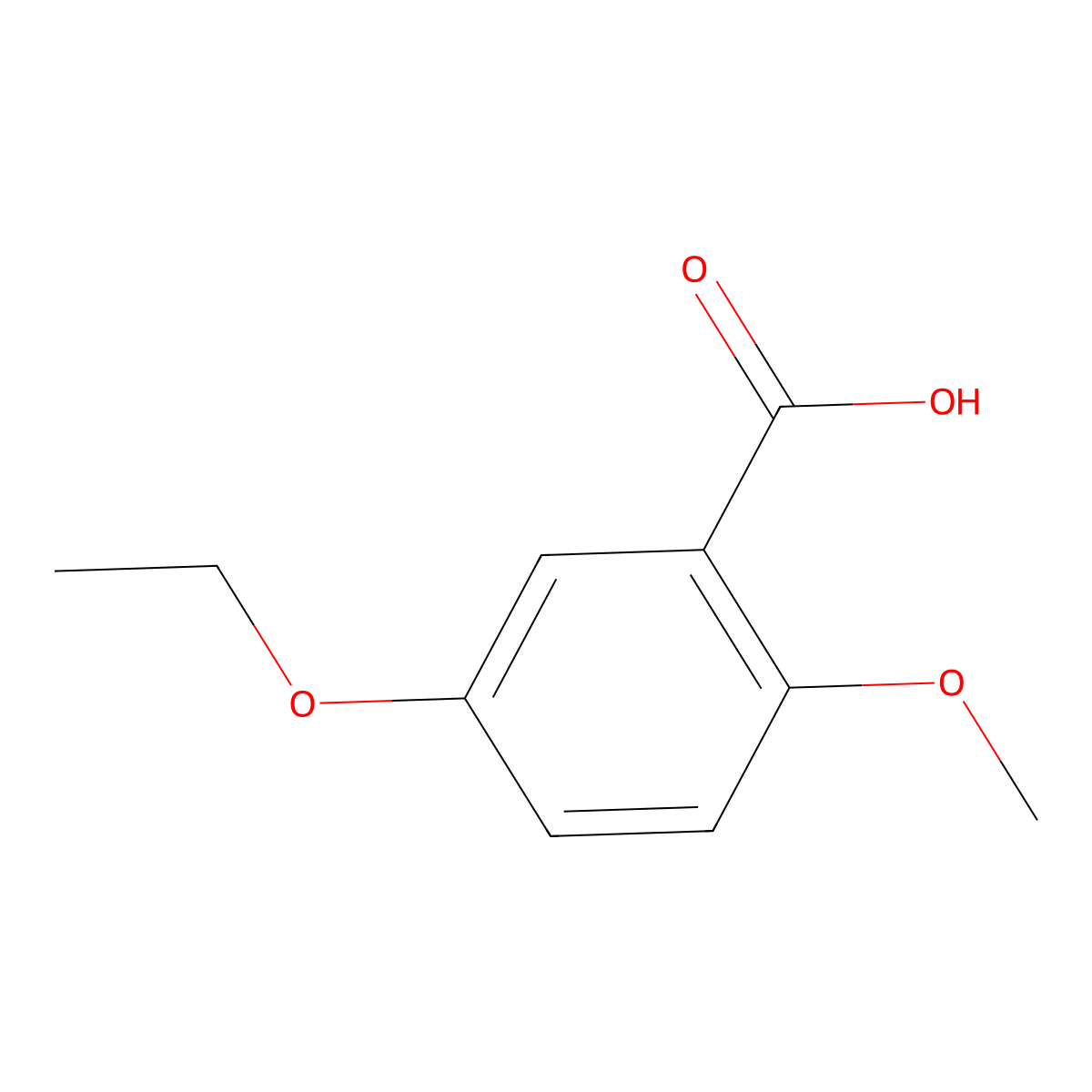 5-Ethoxy-2-methoxybenZoic acid molecular structure, CAS 1368080-88-9