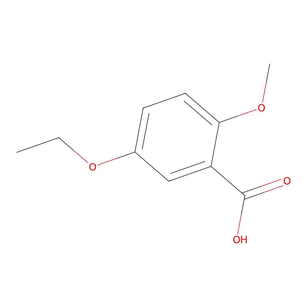5-Ethoxy-2-methoxybenZoic acid molecular structure, CAS 1368080-88-9