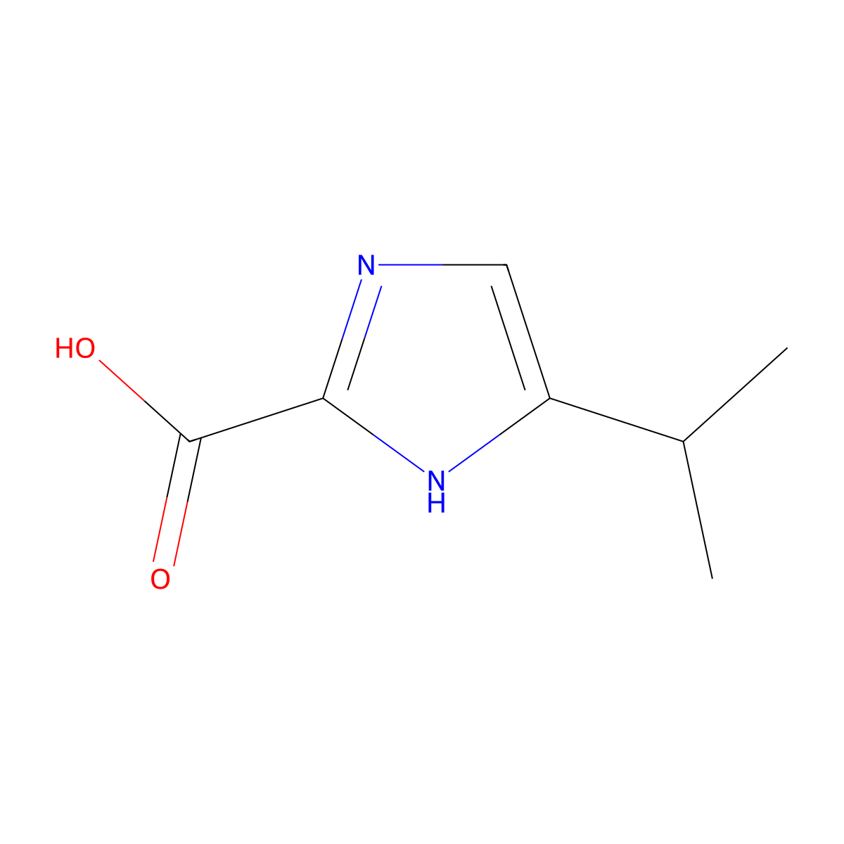 5-Isopropyl-1H-imidazole-2-carboxylic acid molecular structure, CAS 1368117-91-2