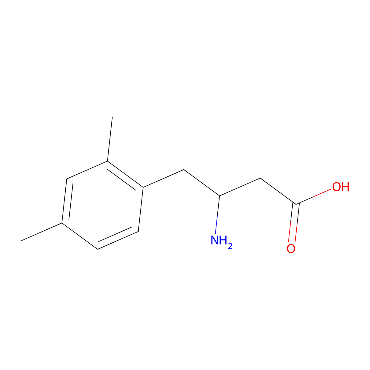 3-Amino-4-(2,4-dimethylphenyl)butyric Acid molecular structure, CAS 1368142-47-5